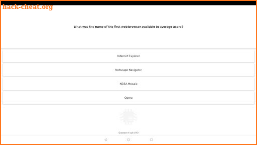 Information Technology Quiz screenshot