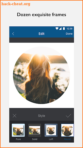 InFrame - Photo Editor & Pic Frame screenshot