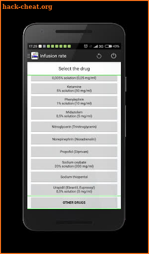 Infusion rate calculator PRO screenshot