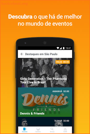 Ingresse - Ingressos e Eventos screenshot