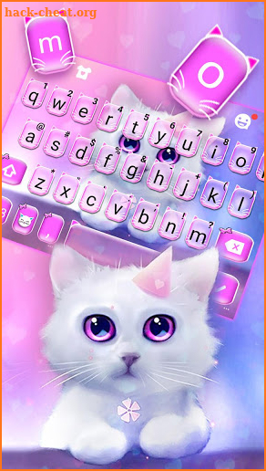 Innocent Cat Keyboard Theme screenshot