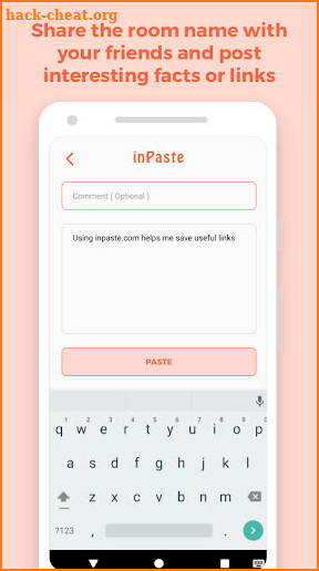 inPaste - Shared pasteboard screenshot