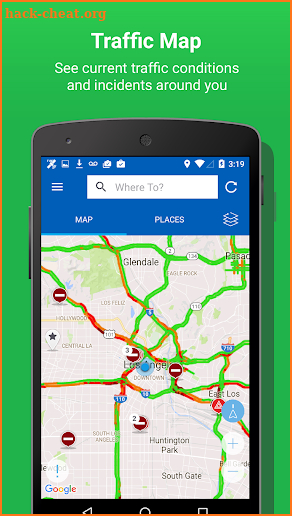 INRIX Traffic Maps & GPS screenshot