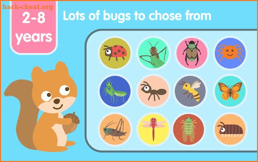 Insects and Bugs - Kids Learning Game screenshot