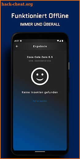 Insekten Lebensmittel Scanner screenshot