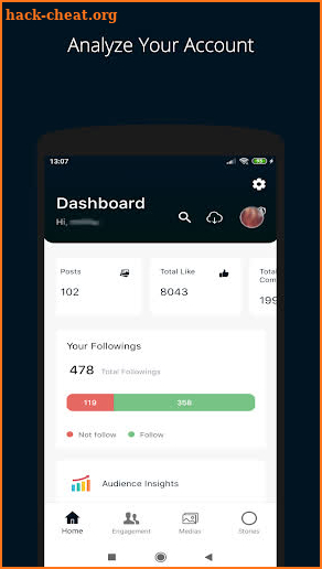 Insfrog - Instagram Followers Tracker & Insights screenshot