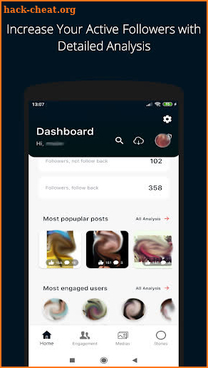 Insfrog - Instagram Followers Tracker & Insights screenshot