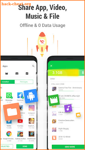 InShare - Share Apps & File Transfer screenshot