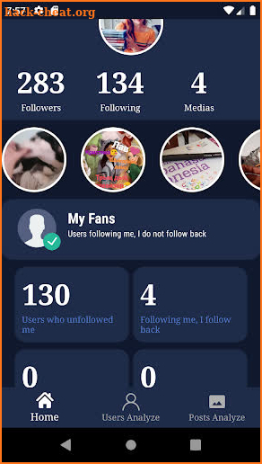 InsLog Reports - Unfollowers screenshot