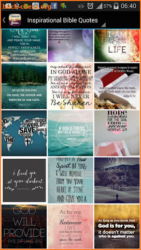 Inspirational Bible Quotes screenshot