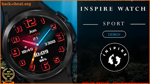 Inspire X - Analog Watch Face screenshot