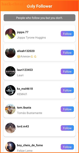 InsPlus - Unfollowers for Instagram screenshot