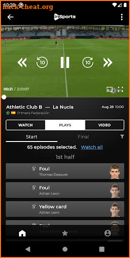 InSports TV screenshot