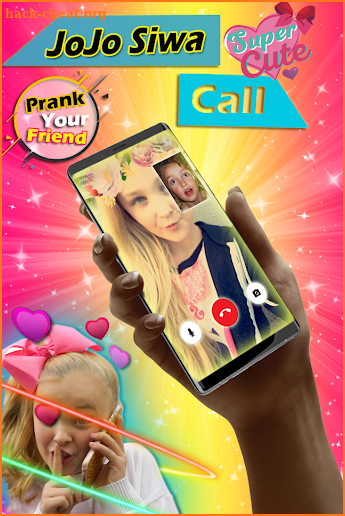 instant call prank from jojo siwa: Fake video call screenshot