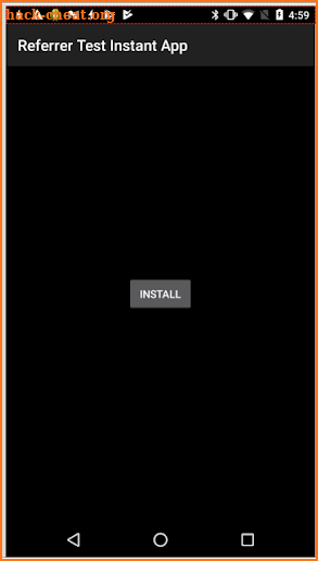 Instant Referrer App Test screenshot