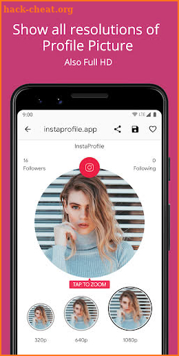 InstaProfile | Full Profile Pic screenshot
