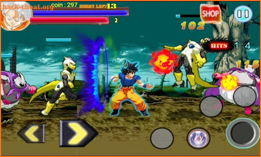 instinct Goku Saiyan Greate Battle screenshot