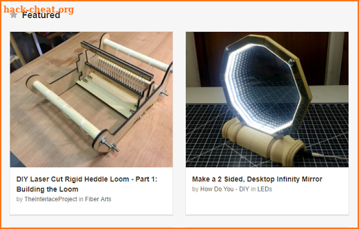 Instructables screenshot