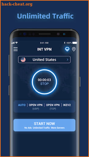 INT VPN - Free Fast Stable Unlimited Proxy screenshot