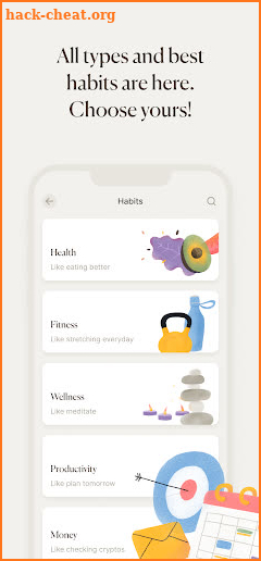 Intelligent Change Habits screenshot