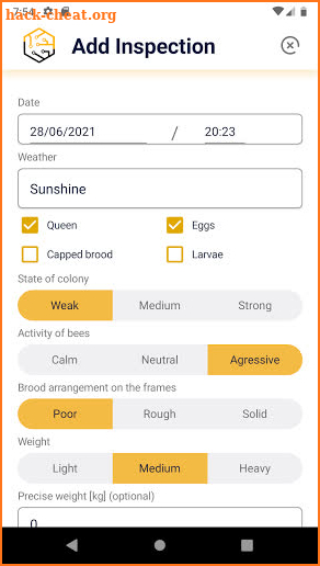 Intelligent Hives - Managing your apiary screenshot