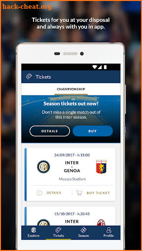 Inter Official App screenshot