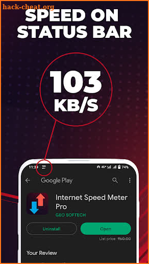 Internet Speed Meter Pro screenshot