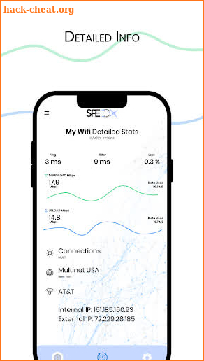 Internet Speed Test - Wifi Speed Test: SpeedX screenshot