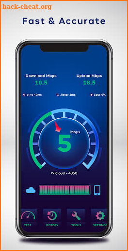 Internet Speed Test - Wifi Speedcheck 2021 screenshot