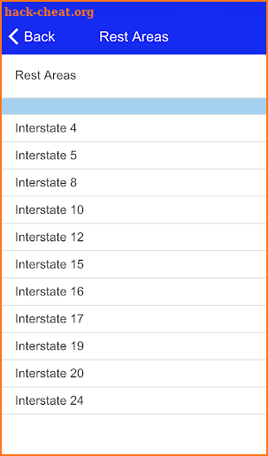 Interstate Rest Areas in USA screenshot