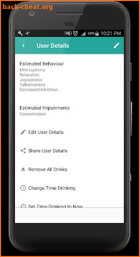 Intoxication Calculator Premium screenshot