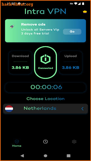 Intra VPN: Super Ultra Router screenshot