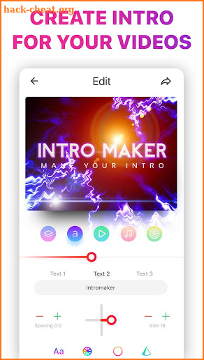 Intro Music Video Maker Film FX Editor For Youtube screenshot