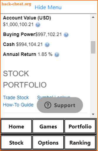 Investopedia: Market Sim screenshot