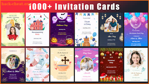 Invitation Card Maker screenshot