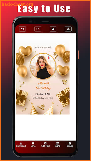 Invitation Card Maker screenshot