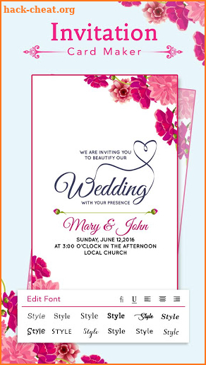 Invitation Card Maker : Digital Invitation Card screenshot