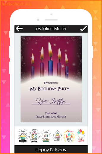 Invitation Card Maker : Flyer Creator screenshot