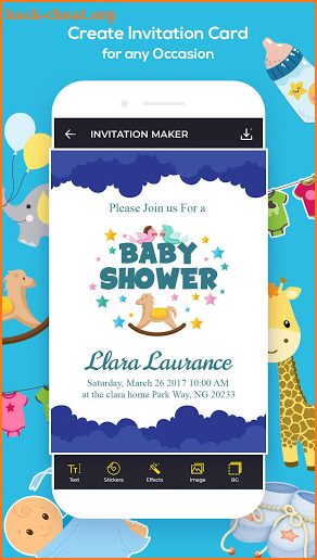 Invitation Maker, Greeting Card Maker (RSVP) screenshot