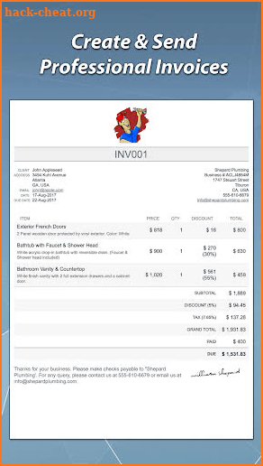 Invoice & Estimate Maker screenshot