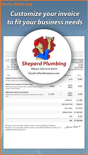 Invoice & Estimate Maker screenshot