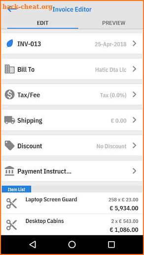 Invoice Temple - Invoice, Billing and Estimations screenshot