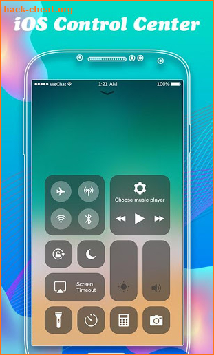 iOS Control Center screenshot