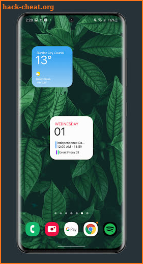 IOS14 KWGT screenshot