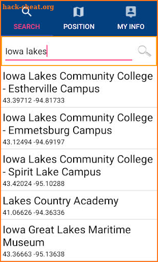 IOWA Lakes GPS Nautical Charts screenshot