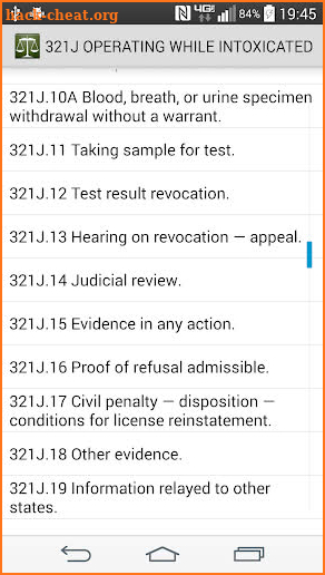 Iowa Law (2019 Iowa Code) screenshot