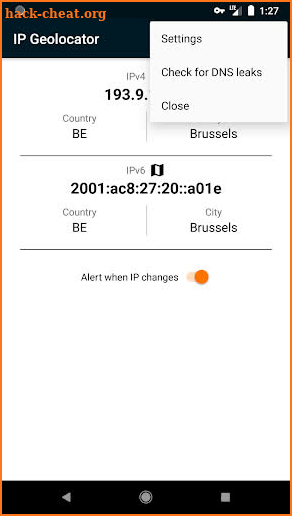 IP Address & Geolocation (IPv4 & IPv6) screenshot