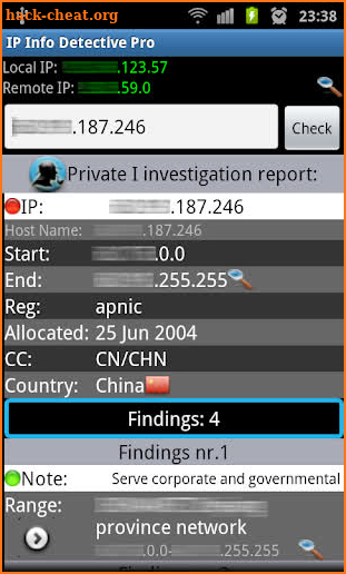 IP info Detective Pro screenshot