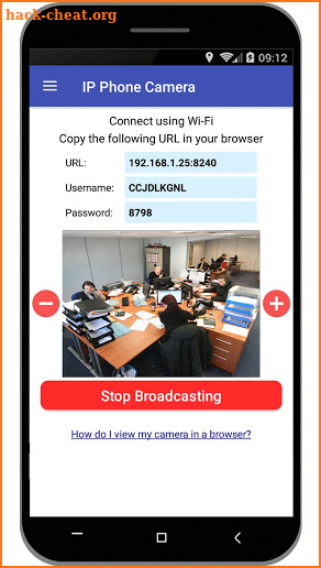 IP Phone Camera – View Camera on PC screenshot