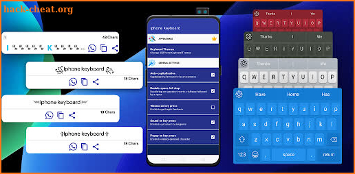 Iphone Keyboard For Androids screenshot